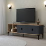 Hanah Home Era 3505 Soporte para TV Roble Zafiro y Antracita